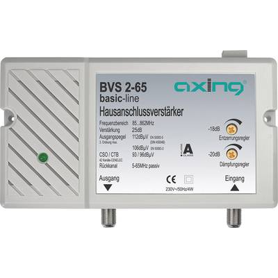 Axing BVS 2-65 Cable TV amplifier 25 dB