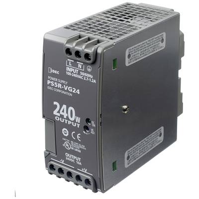 Idec IDEC Rail mounted PSU (DIN) 240 W No. of outputs:1 x Content 1 pc(s)
