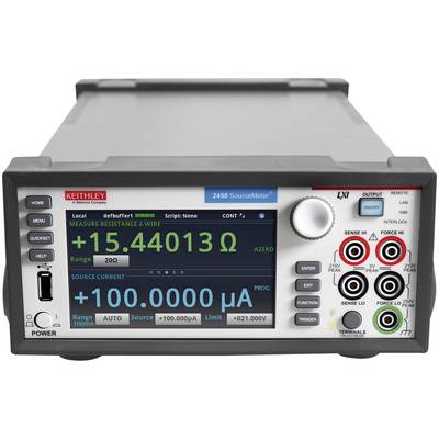Keithley 2450 SourceMeter Bench PSU (adjustable voltage) -200 - 200 V DC 0.1 - 1 A 20 W GPIB, USB , LAN, LXI programmable No. of outputs 1 x
