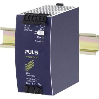 PULS QS10.241-D1 Rail mounted PSU (DIN) 24 V DC 10 A 240 W No. of outputs:1 x Content 1 pc(s)