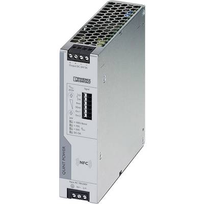 Phoenix Contact QUINT4-PS/1AC/24DC/5 Rail mounted PSU (DIN) 24 V DC 5 A No. of outputs:1 x Content 1 pc(s)