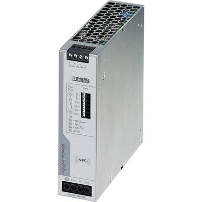 Phoenix Contact QUINT4-PS/3AC/24DC/5 Rail mounted PSU (DIN) 24 V DC 5 A No. of outputs:3 x Content 1 pc(s)