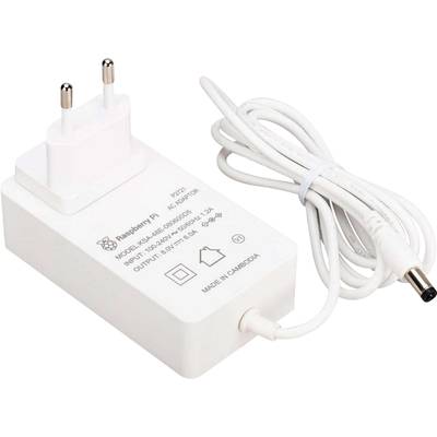 Raspberry Pi® Leiterplatte Mains PSU (fixed voltage) Compatible with (development kits): Raspberry Pi® Max. output current 6000 mA 1 x DC power plug