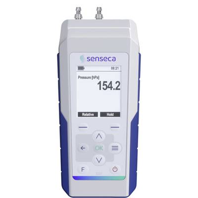 Senseca PRO 215-4 Differential pressure gauge Air pressure, Non-corrosive gas, Corrosive gas 500 hPa (max)