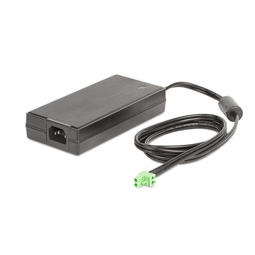 StarTech.com 160W Universal DC Power Adapter (24V/6.6A) 4ft(1.2m) 2-Wire Cord 2/3-Pin Terminal Blocks 100-240V AC/DC External Power Supply for Industrial USB Hubs NA/UK/EU/ANZ