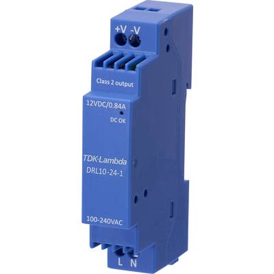 TDK-Lambda DRL10-12-1 Rail mounted PSU (DIN) 12 V 0.84 A 10.08 W Content 1 pc(s)