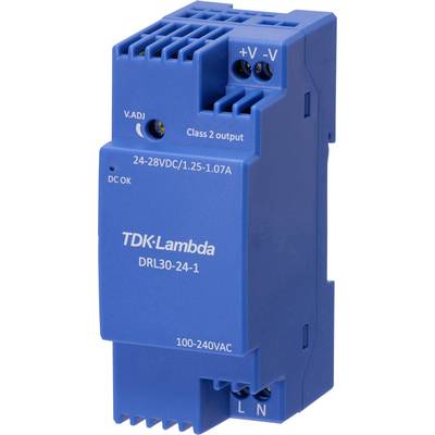 TDK-Lambda DRL30-15-1 Rail mounted PSU (DIN) 15 V 1.68 A 25.2 W Content 1 pc(s)