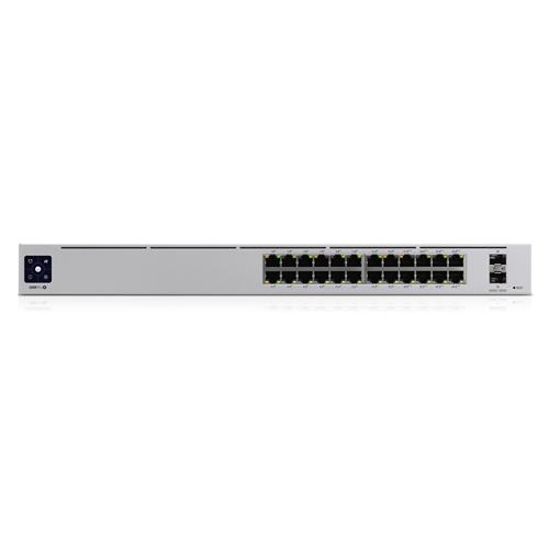 Ubiquiti UniFi Pro 24-Port PoE Managed L2/L3 Gigabit Ethernet (10/100/1000) Power over Ethernet (PoE) 1U Silver