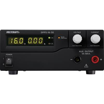 VOLTCRAFT DPPS-16-30 Bench PSU (adjustable voltage) 1 - 16 V DC 0 - 30 A 480 W USB programmable No. of outputs 1 x