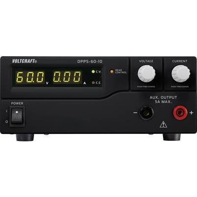 VOLTCRAFT DPPS-60-10 Bench PSU (adjustable voltage) 1 - 60 V DC 0 - 10 A 600 W USB programmable No. of outputs 1 x