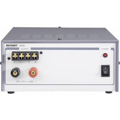 VOLTCRAFT FSP 2420 Bench PSU (fixed voltage) 24 - 29 V DC 20 A 540 W No. of outputs 1 x