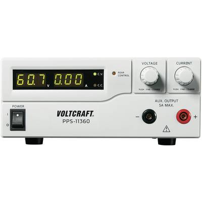 VOLTCRAFT PPS-11360 Bench PSU (adjustable voltage) 1 - 36 V DC 0 - 5 A 180 W USB , Remote programmable No. of outputs 2 x