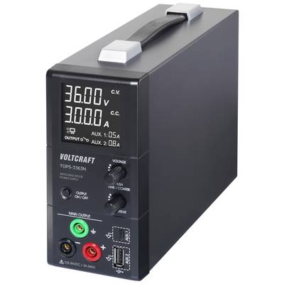 VOLTCRAFT TOPS-3363N Bench PSU (adjustable voltage) 0.8 - 36 V DC 0.1 - 3 A 100 W No. of outputs 3 x
