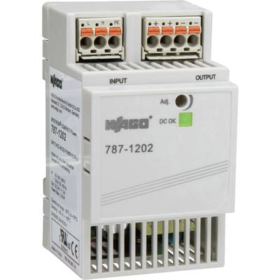 WAGO 787-1202 Rail mounted PSU (DIN) 24 V 1.3 A 31.2 W No. of outputs:1 x Content 1 pc(s)