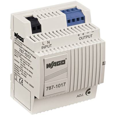 WAGO EPSITRON® COMPACT POWER 787-1017 Rail mounted PSU (DIN) 18 V DC 2.4 A 43.2 W No. of outputs:1 x Content 1 pc(s)