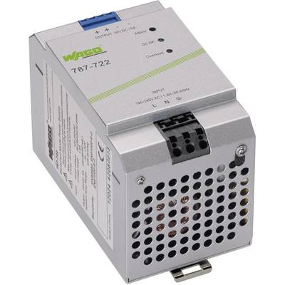 WAGO EPSITRON® ECO POWER 787-722 Rail mounted PSU (DIN) 24 V DC 5 A 120 W No. of outputs:1 x Content 1 pc(s)