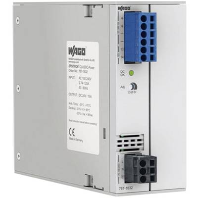 WAGO Kontakttechnik GmbH Rail mounted PSU (DIN) 12 V DC 15 A 225 W No. of outputs:1 x Content 1 pc(s)