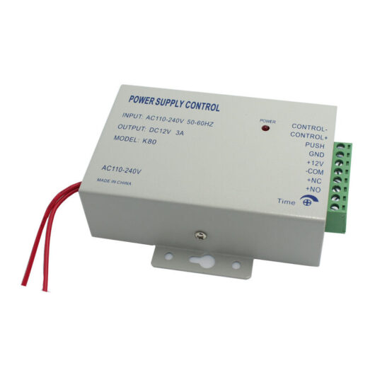 Memkey - ac 110-240V to dc 12V 3A 36W Power Supply Control Power Supply for Door Access Control System Power Supply