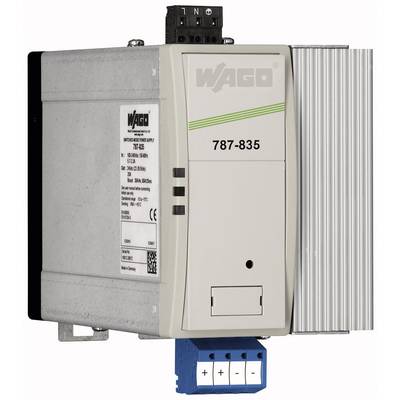WAGO EPSITRON® PRO POWER 787-835 Rail mounted PSU (DIN) 48 V DC 10 A 480 W No. of outputs:1 x Content 1 pc(s)