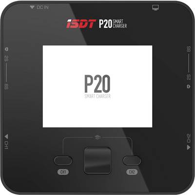 ISDT Scale model multifunction charger 20 A LiFePO, Li-ion, LiPolymer, LiHV, NiMH, NiCd Two output, Discharger function, Trickle charging, Graphic display,