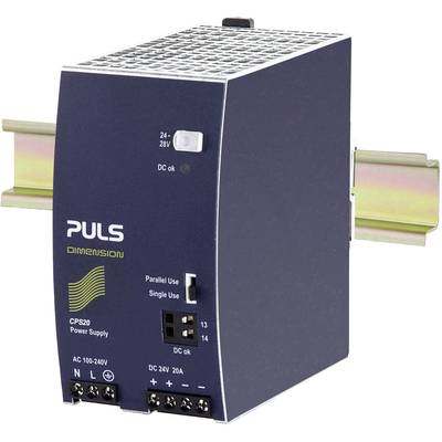 PULS CPS20.241-C1 Rail mounted PSU (DIN) 24 V DC 20 A 480 W No. of outputs:1 x Content 1 pc(s)