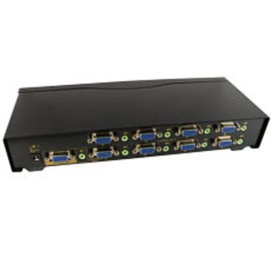 8 Port Rack Mount VGA Splitter with Audio (450 MHz)
