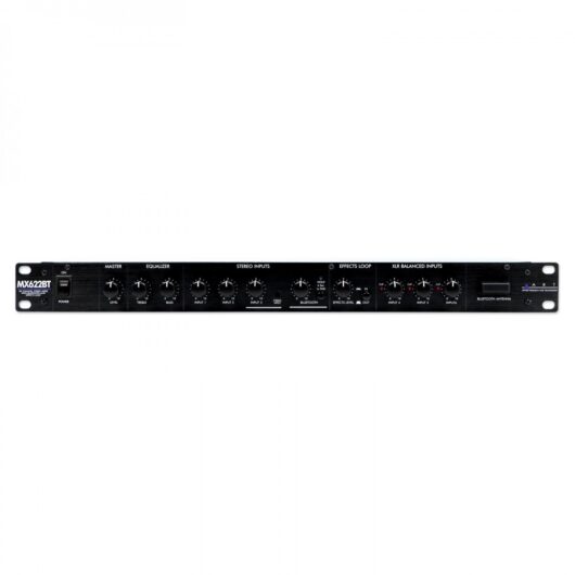 ART MX622BT - 6 Channel Stereo Mixer with Bluetooth and Effects Loop