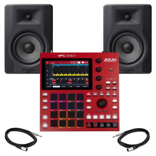 Akai Professional MPC One + with M-Audio BX5 Monitors