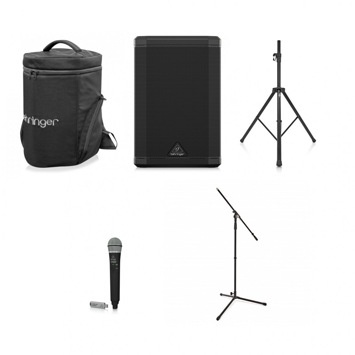 Behringer B1X Portable PA System Bundle