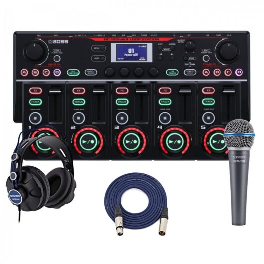 Boss RC-505MKII Loop Station with Microphone and Headphones