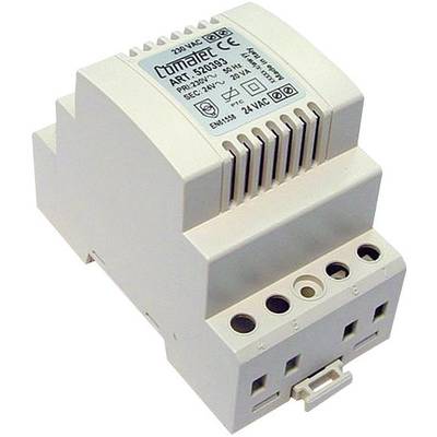 Comatec TBD202024P Rail mounted PSU (DIN) 24 V AC 0.83 A 20 VA Content 1 pc(s)