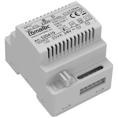 Comatec TBD203524F4 Rail mounted PSU (DIN) 24 V AC 1.46 A 35 VA Content 1 pc(s)