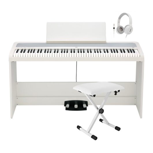 Korg B2+ Digital Piano with Stand Package White