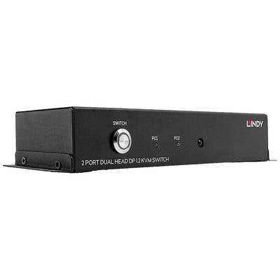 LINDY KVM-Umschalter KVM changeover switch DisplayPort Remote control 3840 x 2160 Pixel