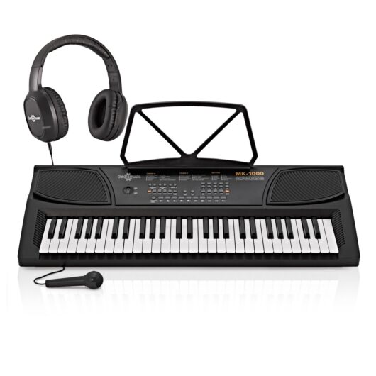 MK-1000 54-key Portable Keyboard by Gear4music - Starter Pack