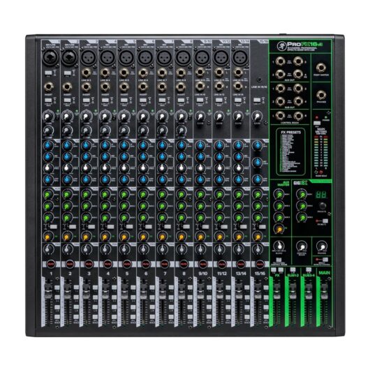 Mackie ProFX16v3 16-Channel Analog Mixer with USB