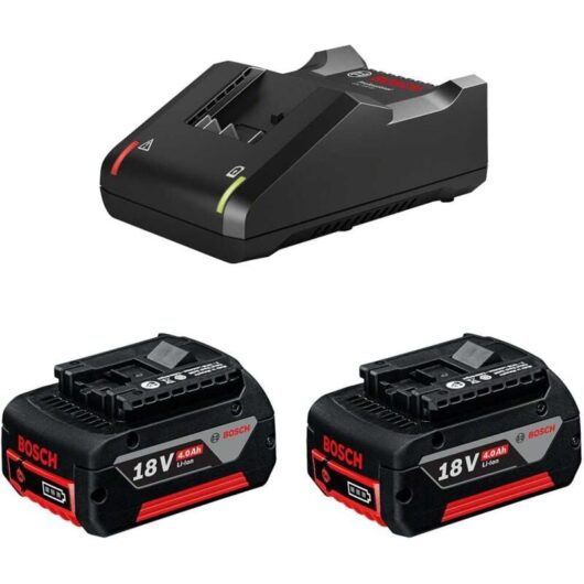 Power Set Bosch 2 x 18V 4,0 Ah + GAL18V-40)