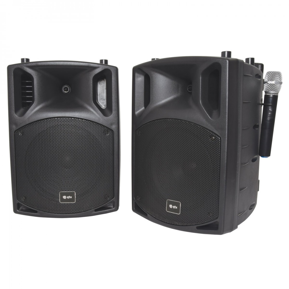 QTX PAV10 Portable PA Set with UHF Mics & Bluetooth