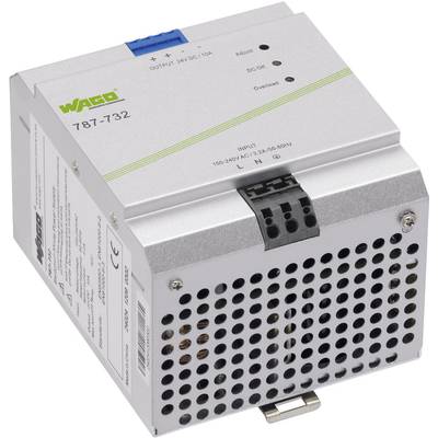 WAGO 787-732 Rail mounted PSU (DIN) 24 V DC 10 A 240 W No. of outputs:1 x Content 1 pc(s)