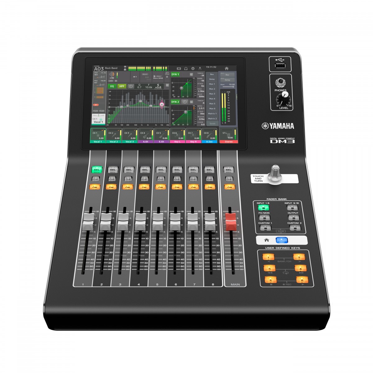 Yamaha DM3 16-Channel Digital Mixer with Dante