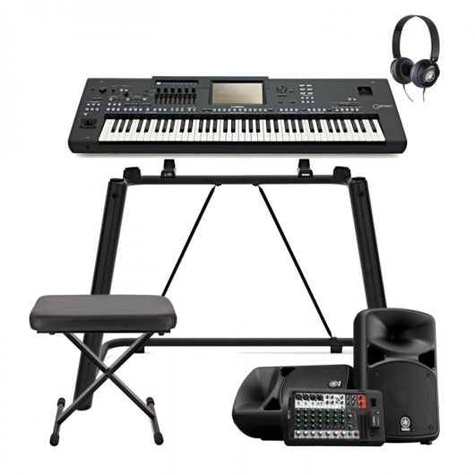 Yamaha Genos2 Digital Workstation Keyboard Gig Package