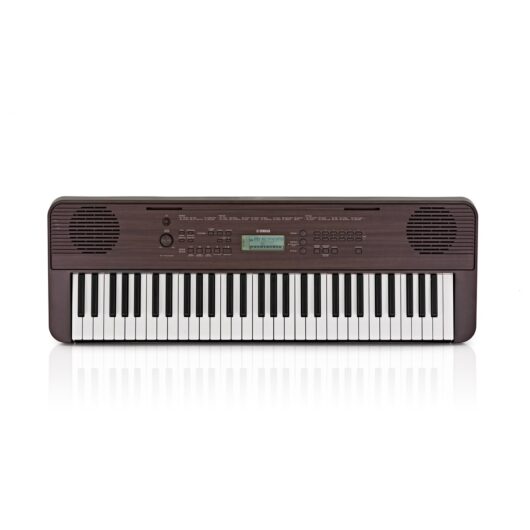 Yamaha PSR E360 Portable Keyboard Dark Walnut