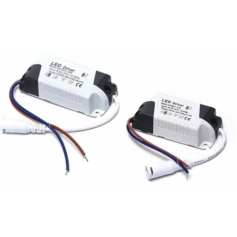 Ymyny - 2x led Driver, 13-18W Transformer for led Ceiling Light, led Panel Power Supply, dc Connector for led Ceiling Light (13-18W) mumu