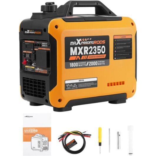 1800W Silent Suitecase Petrol Inverter Generator for Outdoor Power Supply 15kg