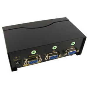 2 Port SVGA Splitter with Audio (450 MHz)