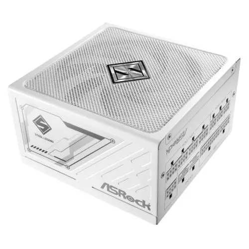 Asrock 1200W Steel Legend SL-1200G PSU Fully Modular 80+ Gold Cybenetics Platinum & Lambda A ATX 3.1 PCIe 5.1 White
