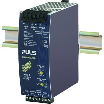 PULS UB10.245 Overvoltage/overcurrent protector 24 V 10 A 240 W No. of outputs:1 x Content 1 pc(s)