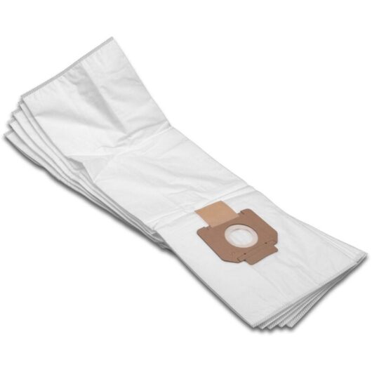 10 Vacuum Cleaner Bags compatible with Makita 447L, 447M, 447MX Vacuum Cleaner, Microfleece - Vhbw