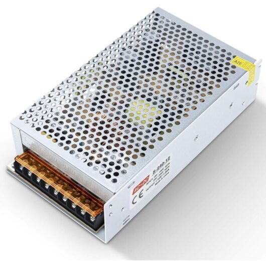 12V 20A Switching Power Supply, 240W LED Transformer, AC 110V/240V to DC 12V Switching Converter for Radio, LED Strips, and Printers