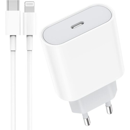 20W USB C Fast Charger with 2M Cable for iPhone 14/14 Pro /14 Pro Max /14 Plus /13/12 /11 /SE/X/XS/XR, AirPods, USBC Wall Plug Type C Power Adapter-